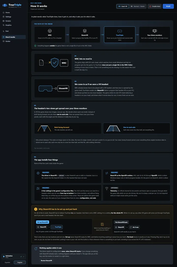 How it works: Why the mod comes in as a SteamVR driver and not as a file inside the game, explained with drawings.